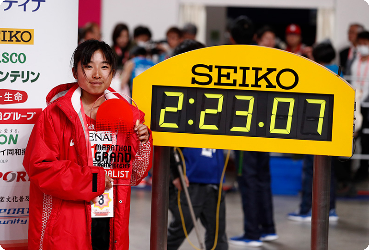 名古屋ウィメンズマラソン2018 フルマラソン 3位(日本人1位) 2時間23分07秒 (初マラソン日本歴代4位) 東京2020オリンピックマラソン代表選考会(MGC)出場権獲得2